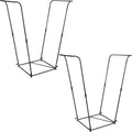 Metal Trash Bag Holder - Garbage Bag Holder Frame Holds 30-45 Gallon Bags-Multi-Use Outdoor Leaf Bag Stand for Yard Camping Garden Lawn Party Supplies (2 Pcs)