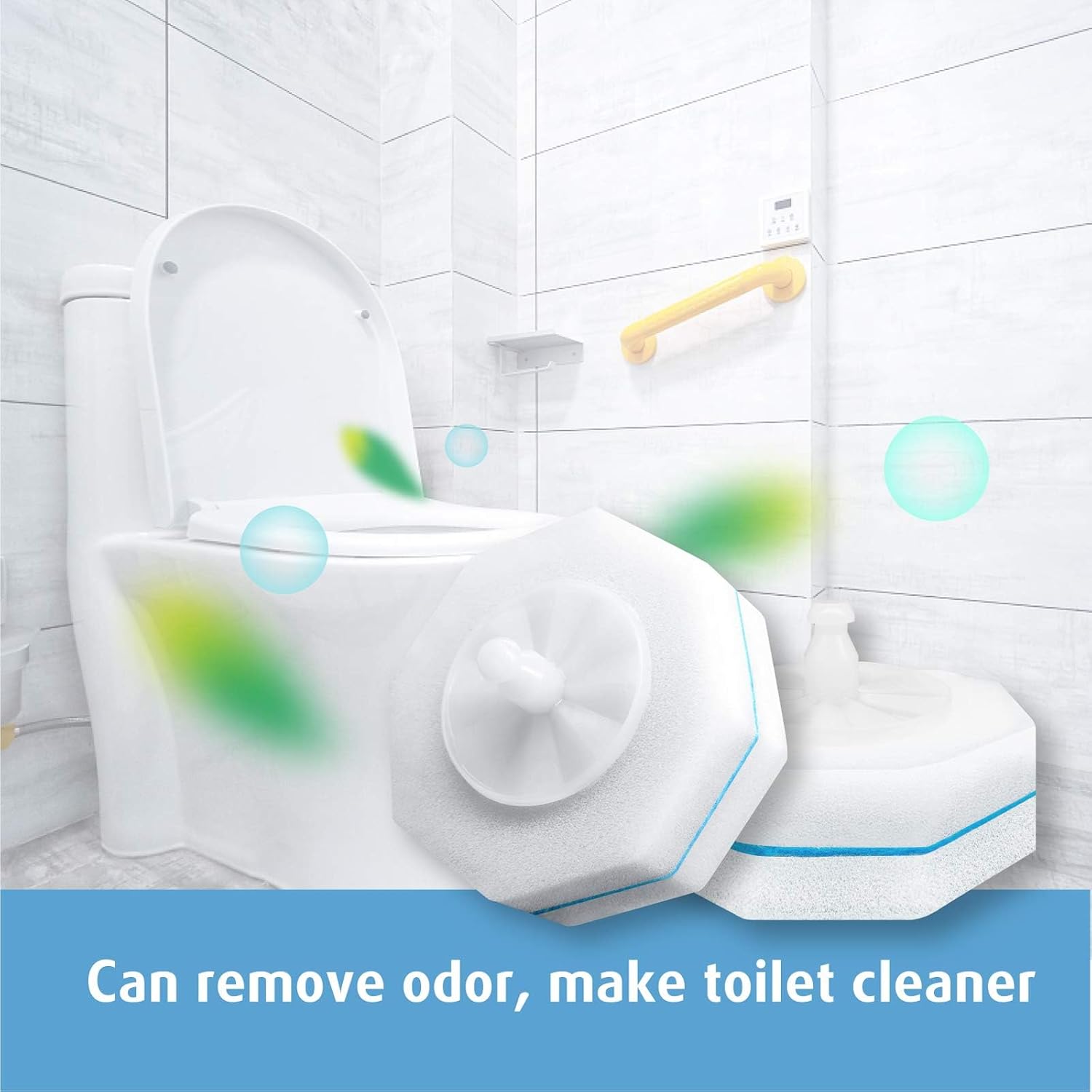 50 Count Toilet Wand Refills Compatible with Most Disposable Toilet Brush