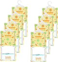 AOPANDA Moisture Absorbers Packets, 8 Pack - Eliminates Musty Odors for Fresher, Cleaner Air, Humidity Packs, Dessicant Packets, Hanging Closet Dehumidifier Bags（orange）