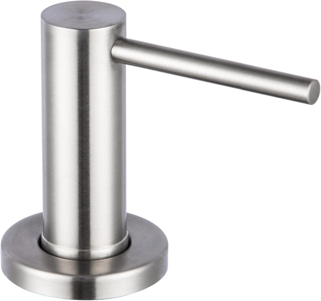 Soap Dispenser for Kitchen Sink Polished Chrome GAPPO Stainless Steel Countertop Pump Hand Lotion Built in Bottlend Lotion Built in Bottle