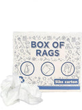 Recycled White Sheeting Cleaning Rags (5 lbs. Box) – Lint Free White Cotton Cloths for Manufacturing | Automotive | Janitorial | Shop Rags Bulk - Multipurpose