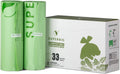 SUPERBIO 33 Gallon Compostable Yard Waste Bags, Lawn & Leaf Bags, 40 Count, ASTM D6400, BPI and OK compost INDUSTRIAL