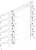 Quest Protective Apparel Safety Glasses for Men and Women - Anti Fog Safety Goggles for Shooting, Lab, or Construction – Polycarbonate Eye Protection [Clear & Pack of 6]