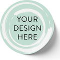 100 Custom Vinyl Stickers - Upload Your own Image, Text, Design, Logo - Personalized Logo Labels for Handmade, Packaging, Bottle, Jars, Candle, Brand Stickers (Mint, 5x5)