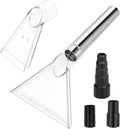 Shop Vac Extractor Attachments with 2-1/2" & 1-7/8" & 1-1/4" Three Adapters Auto Detailing Vacuum Head Extraction Wet Dry Vacuum Vac Extractor Attachment for Upholstery Carpet Car Detailing