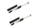 2PCS Mascara Brushes, Eyebrow Eyelash Brushes, Mascara Wands Spooly Applicators, Eye Brushes, Portable Cosmetic Brushes with Cap Spoolies Brushes for Eyelash Extensions and Eyebrows, Black