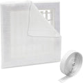 UCINNOVATE 20x117 inch MERV 13 Air Vent Filter Kit, Electrostatic AC Filter Material with 125" Tape, Cut to Size for HVAC Home Floor Ceiling Fan Intake, Stop Dust Pet Dander, 16Ft²
