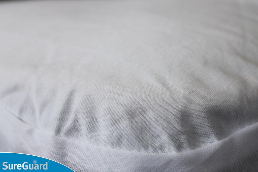 SureGuard Queen Size Mattress Protector - 100% Waterproof, Hypoallergenic - Premium Fitted Cotton Cover - Smooth