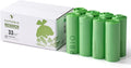 SUPERBIO 33 Gallon Compostable Yard Waste Bags, Lawn & Leaf Bags, Extra Thick 1.57 Mil (120 Count Bulk), BPI and OK compost INDUSTRIAL