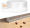 RECAPS 35mm 16.4 Feet Silicone Weather Stripping Door Seal, Transparent Under Door Gap Filler for Draft Stopper Adhesive Doors Windows and Shower Glass Gaps