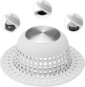 Shower Drain Hair Catcher, Bathtub Drain Cover Foldable Silicone Shower & Tub Protector for Pop-Up & Regular Drains