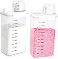 2 Packs Laundry Detergent Dispenser, Tokokimo Laundry Power Container,Laundry Scent Booster Beads Dispenser for Washing Powder, Soda Powder, Grain