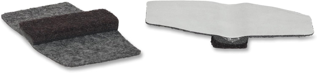 Lorell LLR49319 Wrap Around Floor Savers, Gray (Pack of 16)