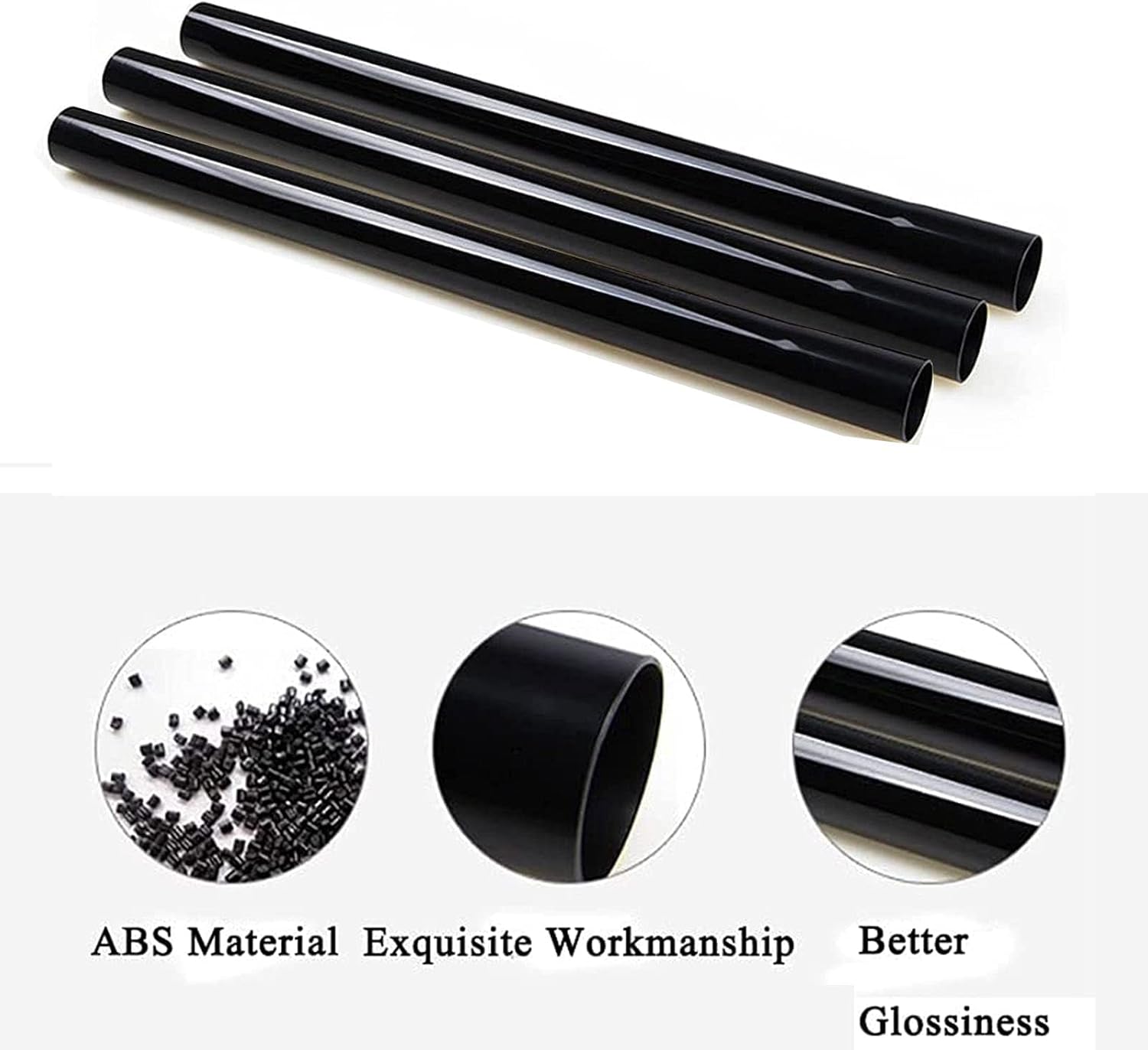 Vacuum Extension Wand 1 1/4" for Shop Vac Accessories 1.25" 32mm Extension Pipe Vacuum Tubes 14.7" Long 3pcs