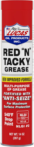 Lucas 10005-30PK Red N' Tacky Grease, (Pack of 30)