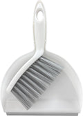 Mini Broom and Dustpan Set Small Dust pan & Brush Set Portable Cleaning Tools for Home Office RV Camping Learning (Grey)