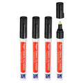 PATIKIL Grout Pen, 4 Pack Black Tile Marker Waterproof Grout Sealer Pen Tile Repair Pens Paint Pens for Wall Floor Bathroom Kitchen Refresh