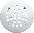 rrajj 4-1/4 (4.25) Inch(108mm) Round Snap-in Shower Floor Drain Cover Replacement Cover (Chrome)