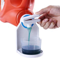 Laundry Detergent Dispenser Cup Holder & Nozzle Force-Saving Switch, Drip Catcher, Soap Dispenser, Room Organization and Storage