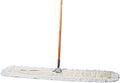 Commercial Dust Mop & Floor Sweeper, 48 in. Dust Mop for Hardwood Floors, Cotton Mop Head, Wooden Broom Handle, Industrial Dry Mop for Floor Cleaning & Janitorial Supplies