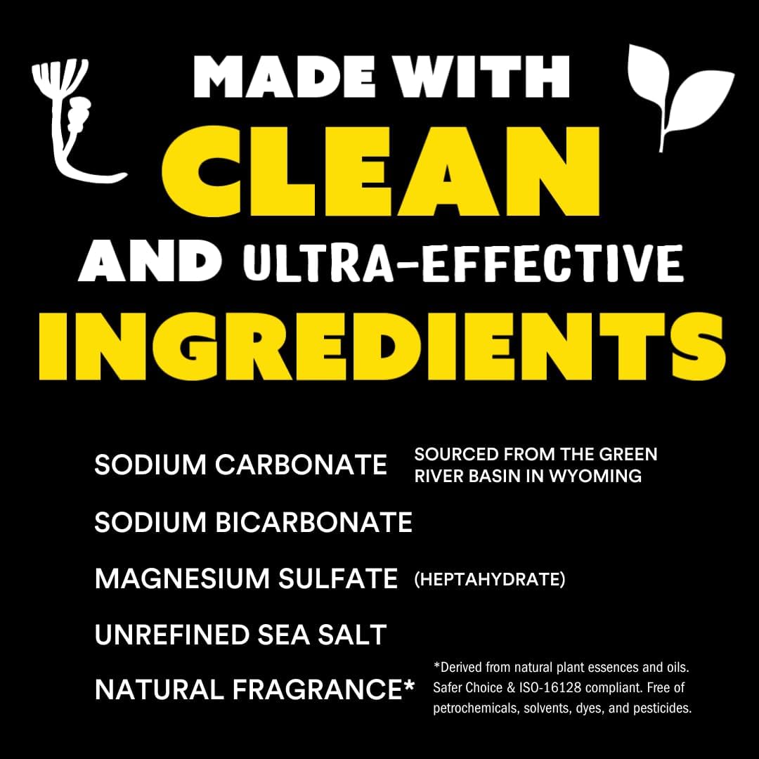 Molly's Suds Original Laundry Detergent Powder | Clean Laundry Detergent Powder for Sensitive Skin | Simple, Effective Ingredients, Stain Fighting | 70 Loads (Peppermint)