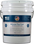 Countryman Coatings 100% Silicone Roof Coating - Restore Your Roof in a Day - Seal Leaks, Cracks, Seams, Penetrations - Adheres to All Surfaces (4.75 Gallon, White)