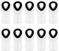 10 Pack Magnetic Chip Clips, Bag Clips, Food Clip, Plastic White Snack Clip with Magnet for Refrigerator