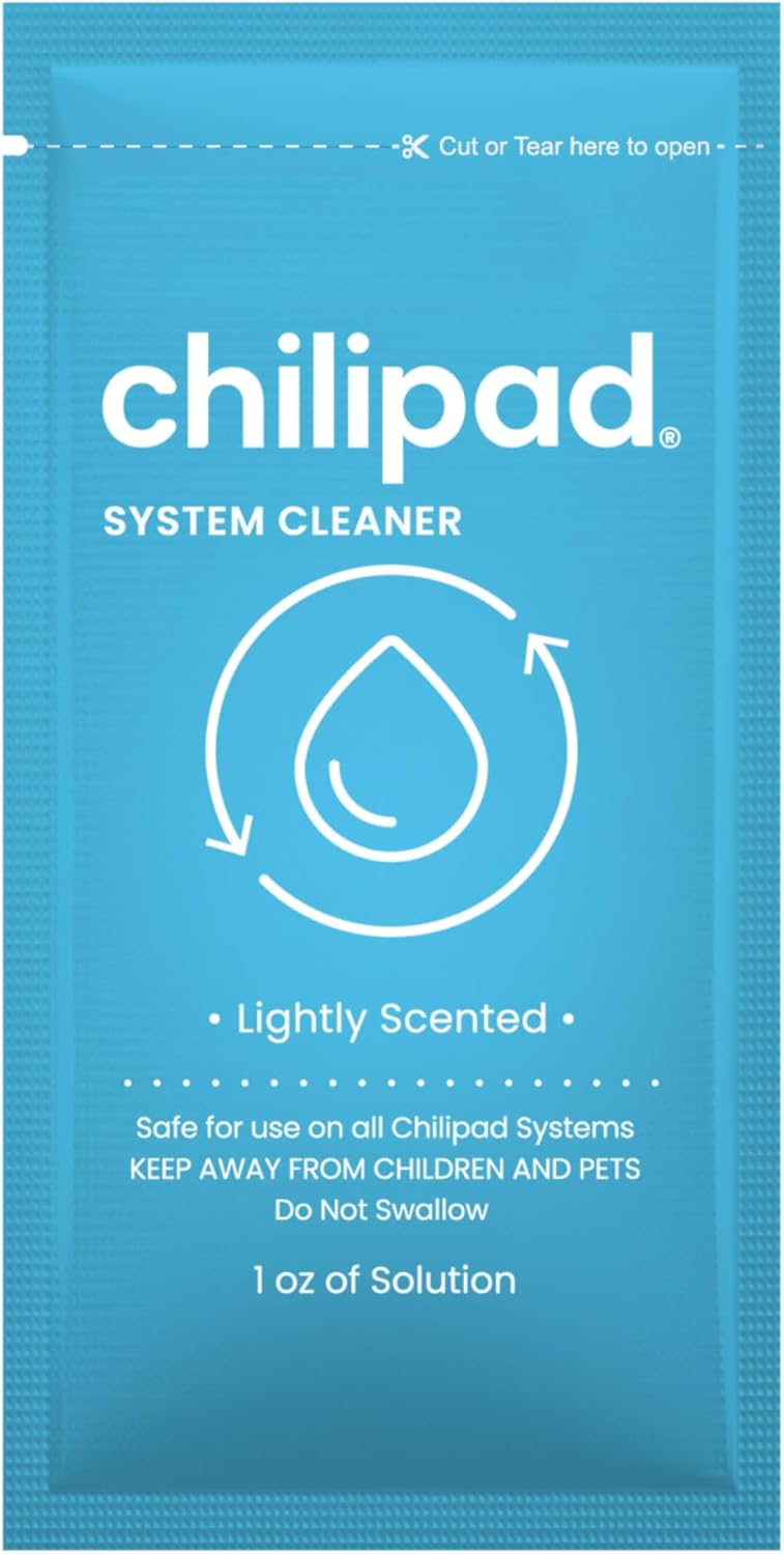 Chilipad Sleep System Cleaner – For Regular Maintenance and Deep Cleaning of the Chilipad Bed Cooling Systems – 1 Ounce of Cleaning Solution (3 Pack)