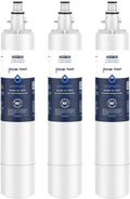 GLACIER FRESH Replacement for RPWFE, RPWF (Built-in CHIP) Refrigerator Water Filter, Compatible with GFE28GYNFS, GFE28GELDS, PFE28KELDS, PFE28KYNFS, GFD28GELDS, PWE23KELDS, PWE23KMKES, 3 Pack