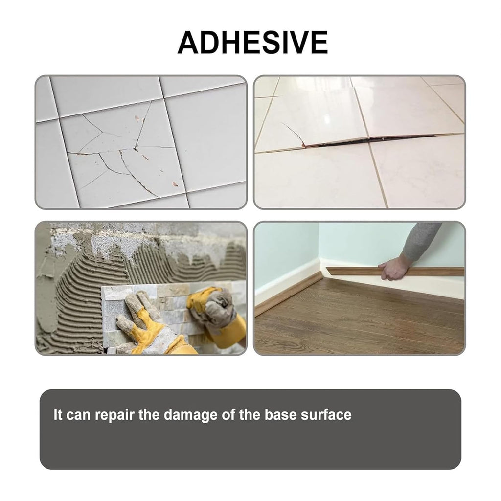 Tile and Ceramic Glaze Repair Paste,Ceramic Tile Crack Repair,Porcelain Sink Repair Kit,Tilegrout Repair,for Bathtub Tilefloors,Sinks, and Toilets (2PC)