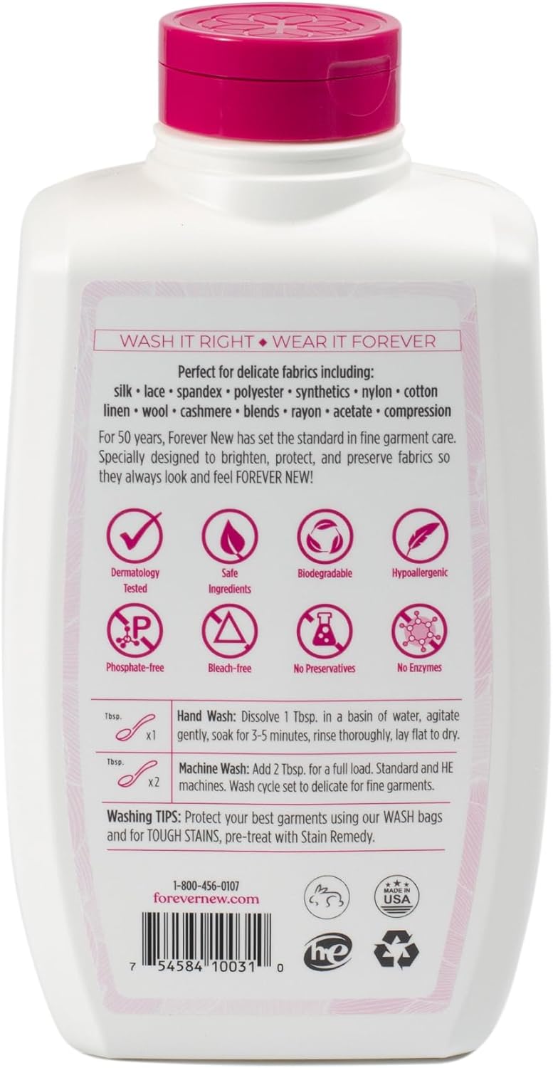 Forever New Granular Fabric Care Wash Unscented - 64oz (2pack) Natural Laundry Detergent