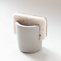 Selegna Diatomite Stone Kitchen Sink Organizer and Drying Caddy - Fast Absorbing, Quick Dry - Light Grey, Large