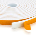 13 Feet Weather Stripping Door Seal, 2" Wide X 1/4" Thick Door Seal Strip High Density Foam Tape Adhesive Strip for Door Soundproofing,Window Insulation (2" x 1/4" x 13FT,White)