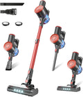 Cordless Vacuum Cleaner with Self-Standing, 40KPA Stick Vacuum Cleaners for Home, 8-in-1 Lightweight Rechargeable Vacuum, 7-Layer Filtration,Ideal for Carpet, Pet Hair, Hardwood Floors