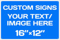 Personalized Aluminum Metal Signs - Weatherproof, Custom Text & Picture, Multiple Sizes, Hazard, Garden, Custom Door, Business Signs