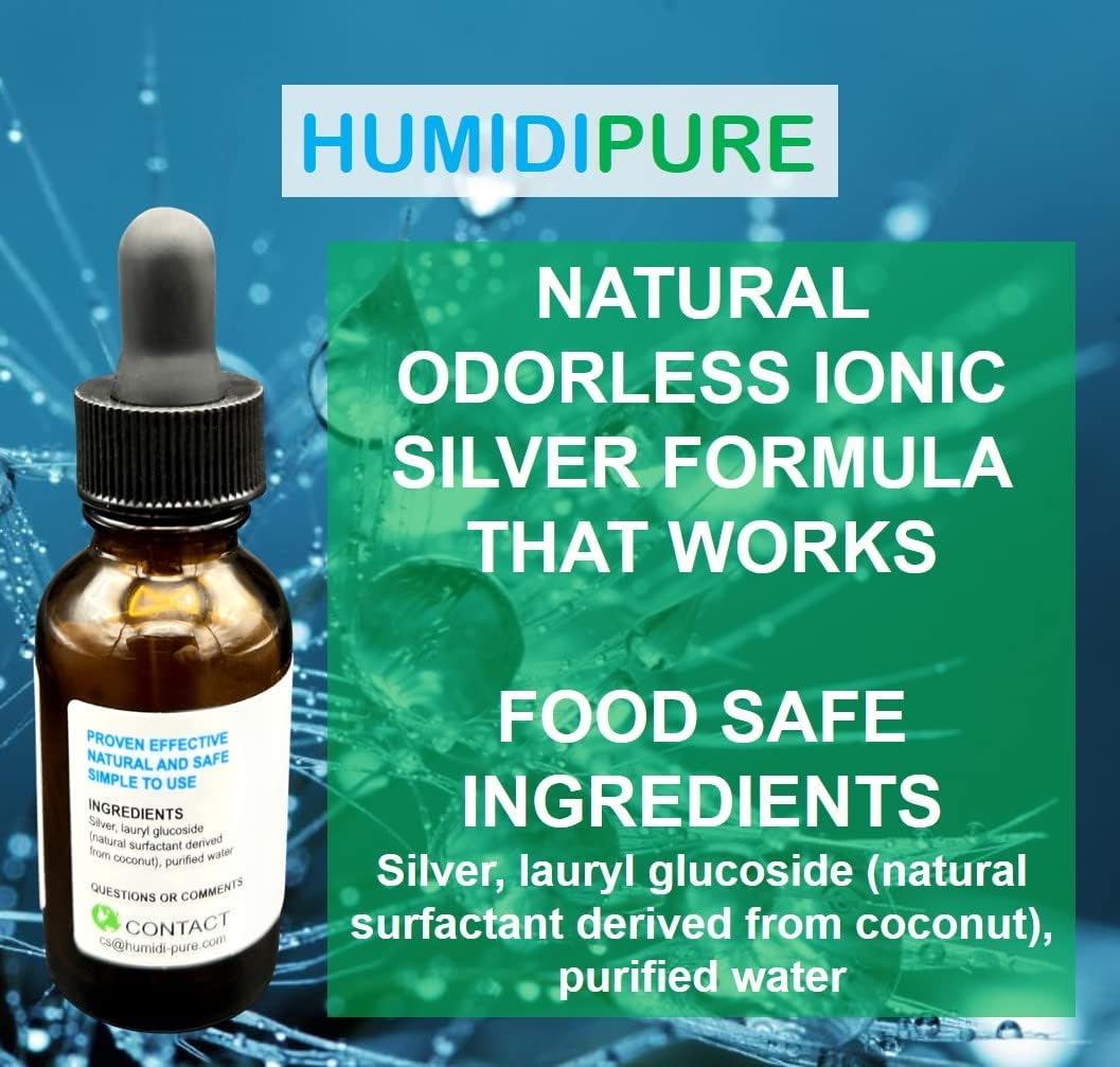 Natural Food Grade Concentrate. 200 day+ Humidifier Treatment Additive*. Prevent Slimy, Crusty and Rusty Buildup. Keep Water Clean and Odor Free