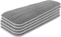 Microfiber Replacement Mop Pads 16.5''x5.5'' Compatible with Most Reveal Mop, 5 Packs Reusable Wet/Dry Floor Cleaning and Scrubbing Mops Refill Fit 14” to 16” Spray Mop Heads