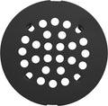 rrajj 4-1/4 (4.25) Inch(108mm) Round Snap-in Shower Floor Drain Cover Replacement Cover (Black)