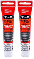 Rectorseal 23710 1-3/4-Ounce Tube T Plus Pipe Thread Sealant, White (Pack of 2)
