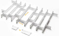 HiYZ Expandable Drawer Dividers with Inserts, Large Kitchen Utensils Drawers Divider, 2.36" High Adjustable Drawer Organizers Separators for Clothing,Kitchen Utensils,Tools,8 Dividers with 16 Inserts