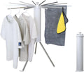Clothes Drying Rack Tripod,Laundry Hanger Dryer Rack,Portable Foldable Drying Rack-Drying Rack Clothing Laundry Bedroom Household Aluminum-12rods