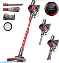S3P Cordless Vacuum Cleaner, 45kPa Powerful Suction Vacuum Cleaners for Home, 55-Min Runtime Rechargeable Stick Vacuum, Self-Standing, for Pet Hair Carpet Hard Floor, LED Display