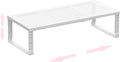 Metal Stackable Expandable Storage Shelf - Multi-Functional Home Storage Shelf, Suitable for Kitchen, Cabinet，Bathroom, Office, Garage, etc.（1PACK/White/Medium