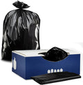 Plasticplace - W14LDB 12-16 Gallon Trash Bags │ 1.2 Mil │ Black Garbage Can Liners │ 24" x 31" (250 Count)
