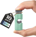 10 Pack Squeeze and Lock Bread Bag Clips, Reusable, Sturdy Plastic, Easy to Use, 5 Colors