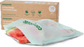 Compostic Home Compostable Resealable Gallon Bags (10.5"x10.5"), Microwave & Freezer Safe, Organic Food Storage Container, 30 Count (Pack of 2)
