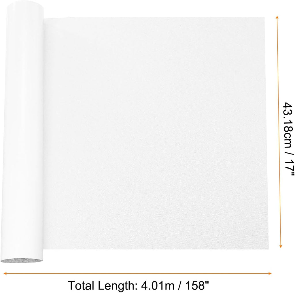 Repair Patches Repair Tape Self-Adhesive DIY Repair Patch Linen Gear Patch for Sofa, Furniture, Chair, Clothing,Tents,17x158 Inch,White