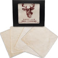 Glasses Cleaning Cloth Chamois Leather Natural Premium Cloth,Eye Glass Clean Cloths Safe and Effective Cleans Jewelry,Lens,Eyeglass,Sunglass,Car,Screen,Camera...Scratch-Free, Reusable (Small-6”x6”)