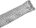 uxcell 3.3Ft - 41/64 Inch 304 Stainless Steel Sleeving Expandable Hose Cover