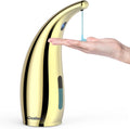 Adjustable Automatic Soap Dispenser Touchless, 4 Adjustable Levels Touchless Sensor Liquid Soap Pump Dispenser，300ml Rechargeable Magnetic Charging Hand Soap Dispenser for Kitchen，Bathroom
